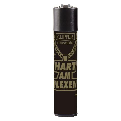 Clipper Feuerzeug Jugendwort 7 1v4 HART AM FLEXEN Clipper Feuerzeug Jugendwort 7 1v4 HART AM FLEXEN