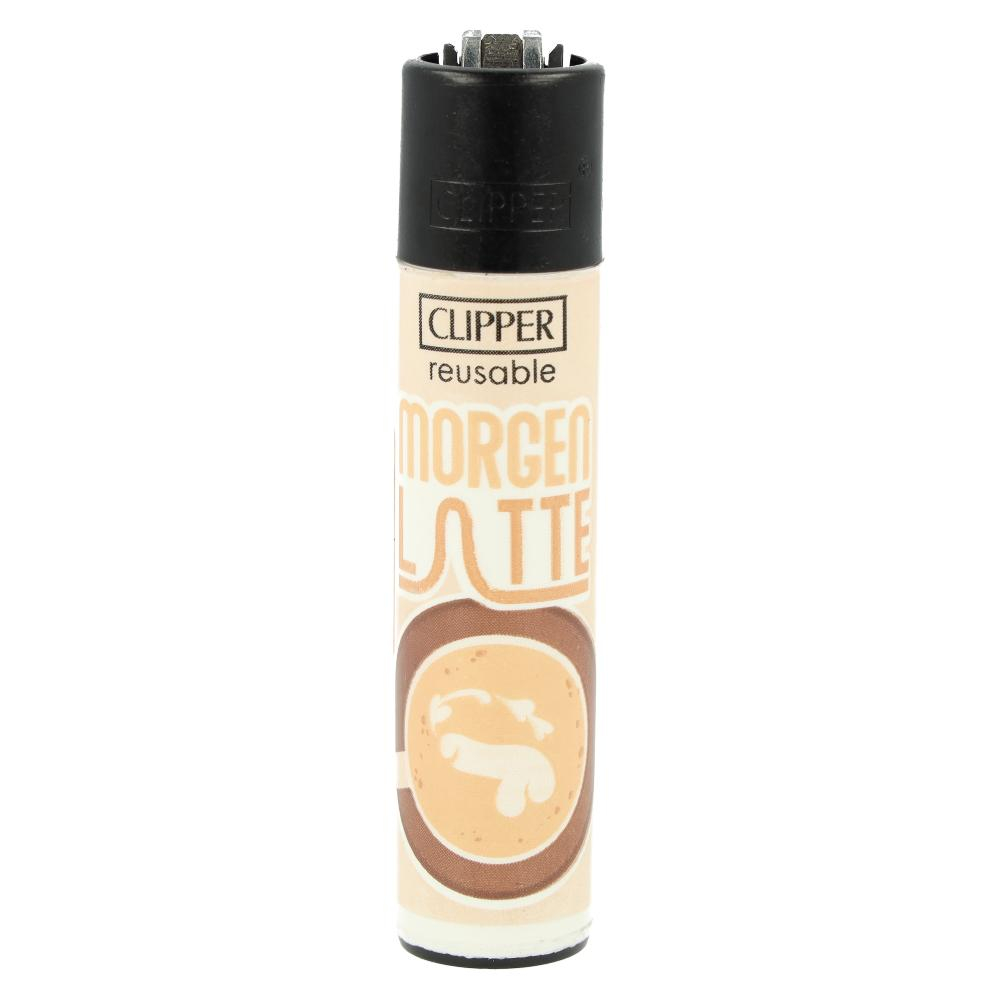 Clipper Feuerzeug Kaffeepause 1v4 Morgen Latte Clipper Feuerzeug Kaffeepause 1v4 Morgen Latte