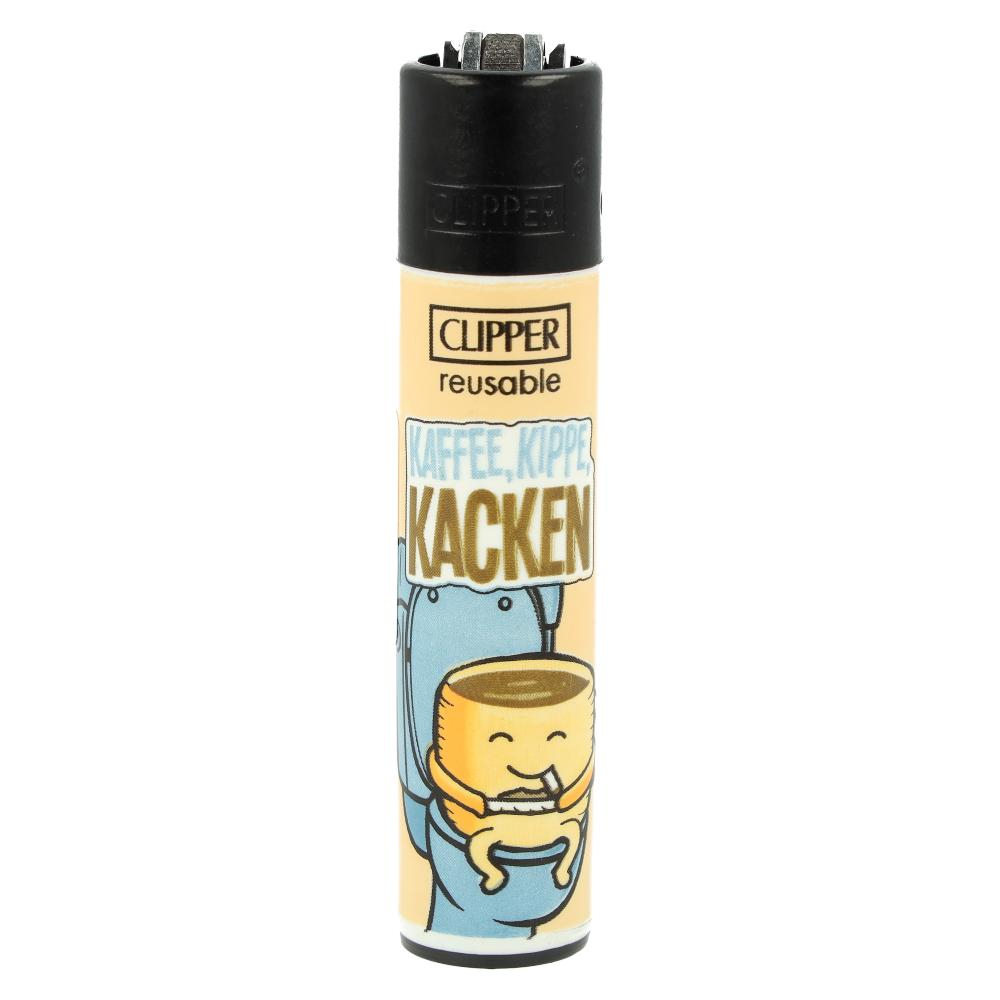 Clipper Feuerzeug Kaffeepause 4v4 Kaffee, Kippe, Kacken Clipper Feuerzeug Kaffeepause 4v4 Kaffee, Kippe, Kacken