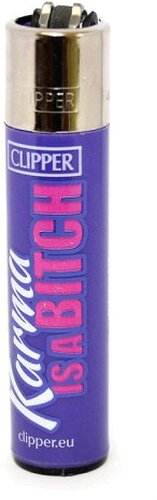 Clipper Feuerzeug Karma is a Bitch