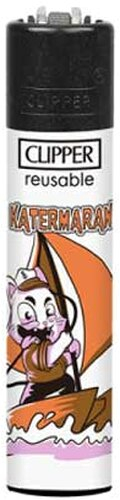 Clipper Feuerzeug Kater 1v4 KATERMARAN Clipper Feuerzeug Kater 1v4 KATERMARAN