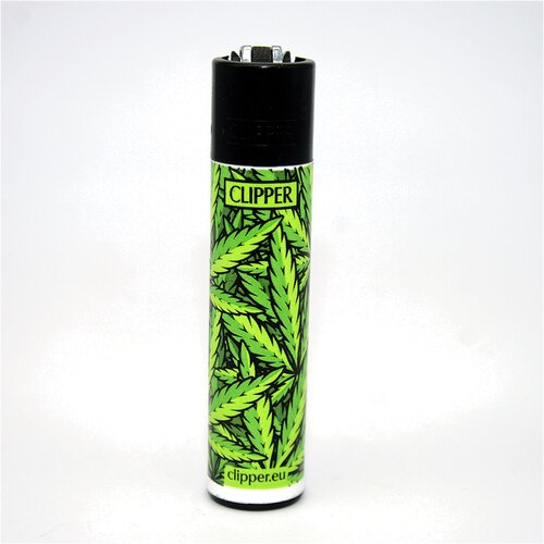 Clipper Feuerzeug Leaves grün