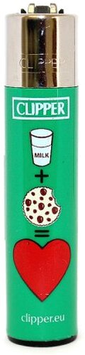 Clipper Feuerzeug Love Cookies 3/4 Clipper Feuerzeug Love Cookies 3/4