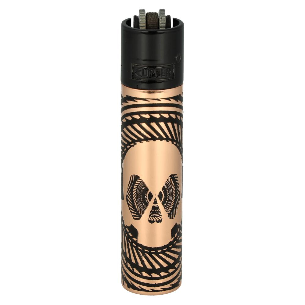 Clipper Feuerzeug Metall Amazing Skull Rosegold Clipper Feuerzeug Metall Amazing Skull Rosegold