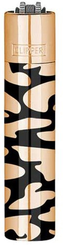 Clipper Feuerzeug Metall Large Camouflage kupfer