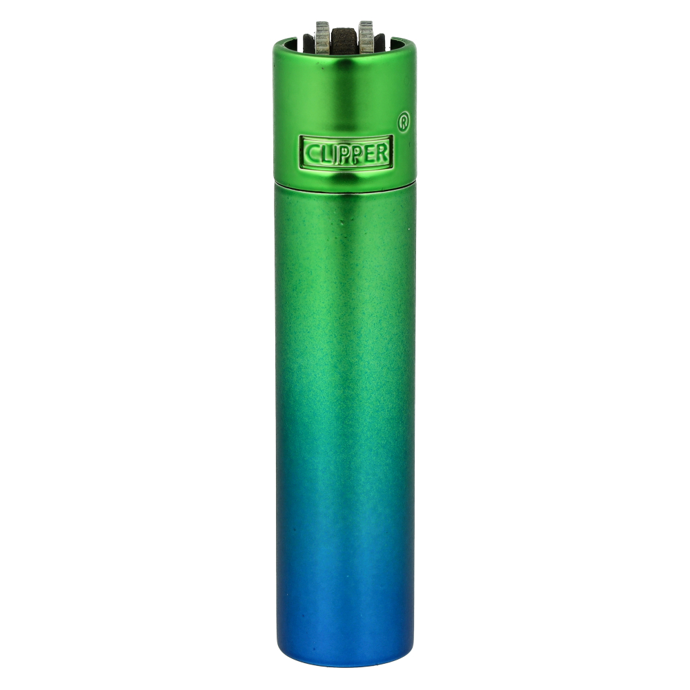 Clipper Feuerzeug Metall Peacock Matt Grün/Blau Clipper Feuerzeug Metall Peacock Matt Grün/Blau