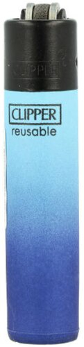 Clipper Feuerzeug Mini Triple Gradient 2 1v4 Hellbalu-Dunkelblau Clipper Feuerzeug Mini Triple Gradient 2 1v4 Hellbalu-Dunkelblau