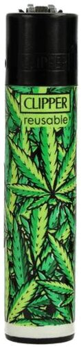 Clipper Feuerzeug Mix Pattern 3v4 Weedblatt Clipper Feuerzeug Mix Pattern 3v4 Weedblatt