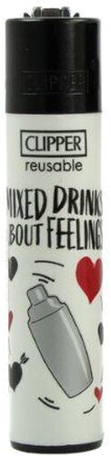 Clipper Feuerzeug Mixed Feelings 1v4 MIXED DRINKS ABOUT FEELINGS