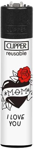 Clipper Feuerzeug Mom 2v4 I LOVE YOU Clipper Feuerzeug Mom 2v4 I LOVE YOU