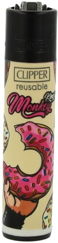 Clipper Feuerzeug Monkey King Donuts 1v2 Clipper Feuerzeug Monkey King Donuts 1v2