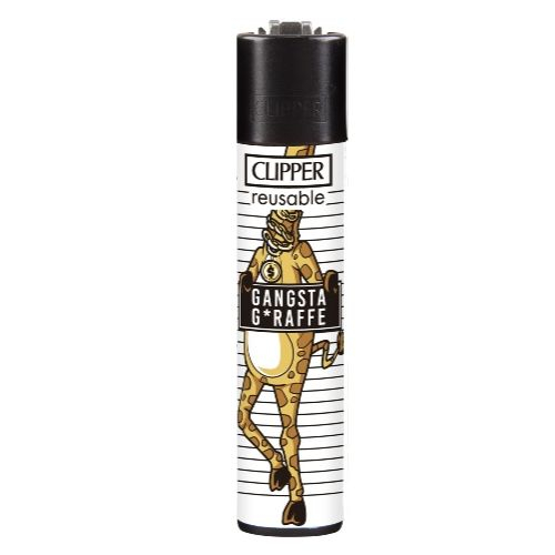 Clipper Feuerzeug Mugshots 2v4 GANGSTA G*RAFFE Clipper Feuerzeug Mugshots 2v4 GANGSTA G*RAFFE