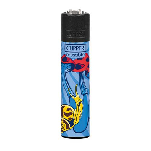 Clipper Feuerzeug Mushroom Animals 3v4 Schnecke mit Pilze Clipper Feuerzeug Mushroom Animals 3v4 Schnecke mit Pilze