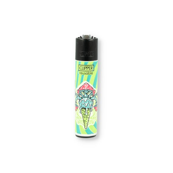 Clipper Feuerzeug Mushroom Raid 3 v 4