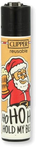 Clipper Feuerzeug Naughty Santa 2 v 4