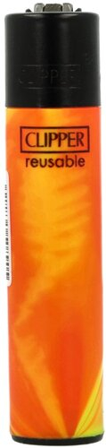 Clipper Feuerzeug Nebula Mix 2 2v4 Orange-Gelb