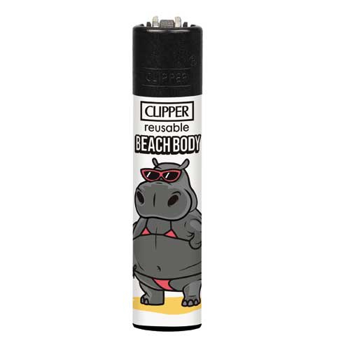 Clipper Feuerzeug Nilpferde 4v4 Clipper Feuerzeug Nilpferde 4v4