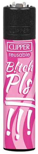 Clipper Feuerzeug Pink Power 1v4 B!tch Pls!!! Clipper Feuerzeug Pink Power 1v4 B!tch Pls!!!