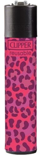 Clipper Feuerzeug Pink Wildlife 2v4 Leopard