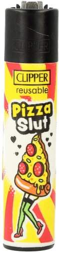 Clipper Feuerzeug Pizza 4v4