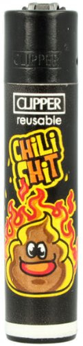 Clipper Feuerzeug Poo 2 3v4 Chili Shit Clipper Feuerzeug Poo 2 3v4 Chili Shit