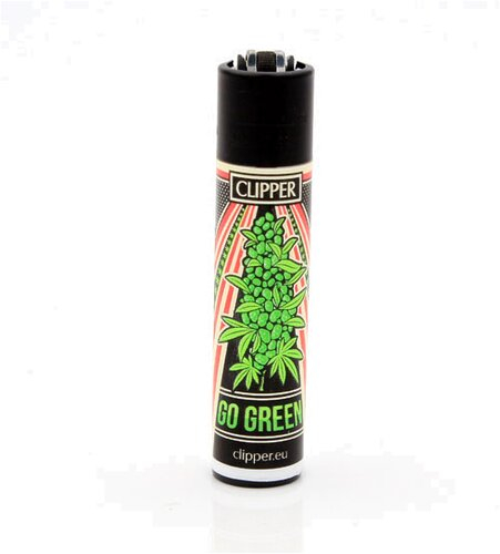 Clipper Feuerzeug Propaganja GO GREEN