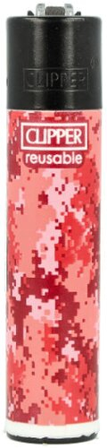 Clipper Feuerzeug Red Camouflage 4v4 Tarnmuster Nr.4 Clipper Feuerzeug Red Camouflage 4v4 Tarnmuster Nr.4
