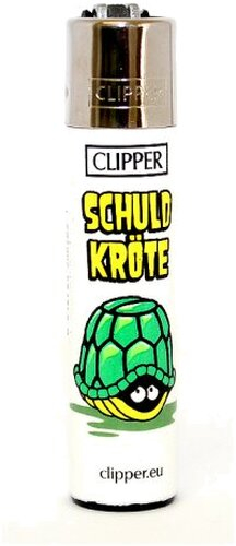 Clipper Feuerzeug Schildkroeten 3/4