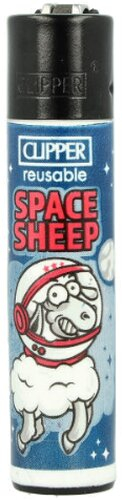 Clipper Feuerzeug Sheep 1v4 SPACE SHEEP Clipper Feuerzeug Sheep 1v4 SPACE SHEEP