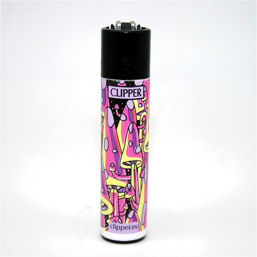 Clipper Feuerzeug Shrooms 7 rosa