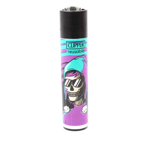 Clipper Feuerzeug Skulls 19 1v4 Clipper Feuerzeug Skulls 19 1v4