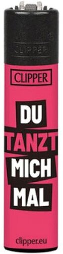 Clipper Feuerzeug Slogan 18 - 2/4 Du tanzt mich mal Clipper Feuerzeug Slogan 18 - 2/4 Du tanzt mich mal