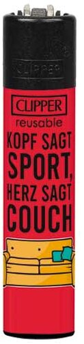 Clipper Feuerzeug Slogan 38 1v4 Clipper Feuerzeug Slogan 38 1v4