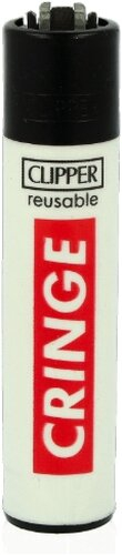 Clipper Feuerzeug Slogan 47 - 2v8 CRINGE Clipper Feuerzeug Slogan 47 - 2v8 CRINGE