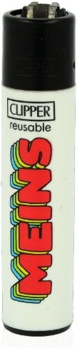 Clipper Feuerzeug Slogan 47 - 5v8 MEINS Clipper Feuerzeug Slogan 47 - 5v8 MEINS