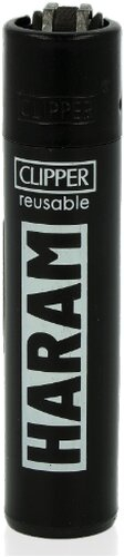 Clipper Feuerzeug Slogan 47 - 8v8 HARAM Clipper Feuerzeug Slogan 47 - 8v8 HARAM