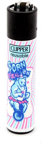 Clipper Feuerzeug Social Media 1v4