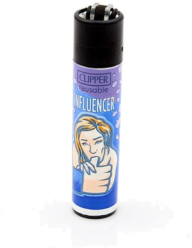 Clipper Feuerzeug Social Media 3v4
