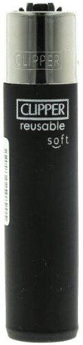 Clipper Feuerzeug Soft Schwarz