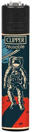 Clipper Feuerzeug Space 1v4 Astronaut Clipper Feuerzeug Space 1v4 Astronaut