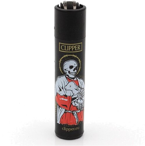 Clipper Feuerzeug Tattoo 3 - 1v4 SKULL PRIEST