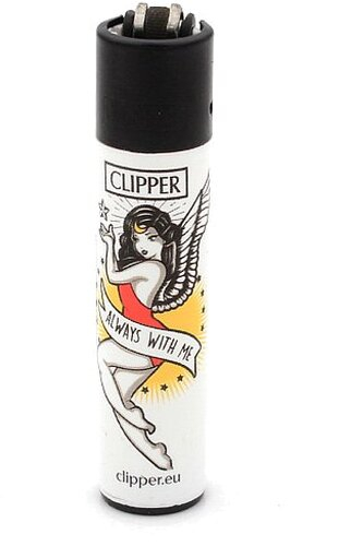 Clipper Feuerzeug Tattoo 3 - 2v4 ANGEL ALWAYS WITH ME