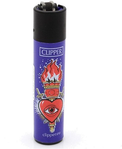 Clipper Feuerzeug Tattoo 3 - 3v4 BURNING HEART