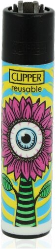 Clipper Feuerzeug Trippy 3 - 2v4 BLUME MIT AUGE Clipper Feuerzeug Trippy 3 - 2v4 BLUME MIT AUGE