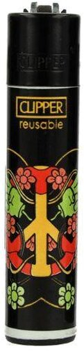 Clipper Feuerzeug Trippy Icon Art 2v4 Peace Zeichen Clipper Feuerzeug Trippy Icon Art 2v4 Peace Zeichen