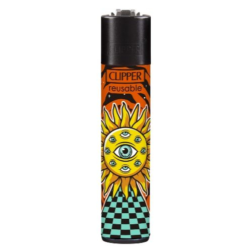 Clipper Feuerzeug Trippy  Planets 2v4 Sonne
