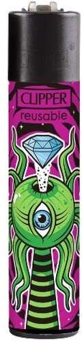 Clipper Feuerzeug Trippy  Planets 4v4 Oktupus-Diamant