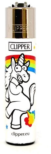 Clipper Feuerzeug Unicorn 2 - 3/4 Clipper Feuerzeug Unicorn 2 - 3/4