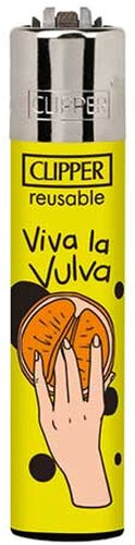 Clipper Feuerzeug Viva la Vulva 1v4 Viva la Vulva