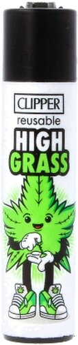 Clipper Feuerzeug Weed Slogan 10 4v4